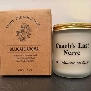 Funny Coach Scented Candle